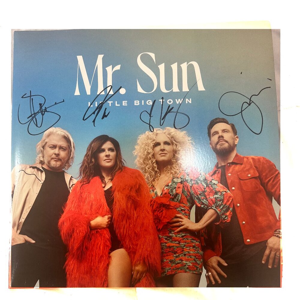 AUTOGRAPHED LITTLE BIG TOWN Mr. Sun Vinyl | RARE | AUTHENTIC - Never opened